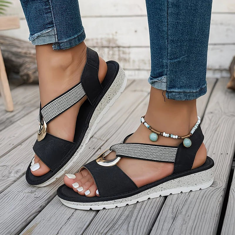 Solène | Sandalias elegantes con soporte ajustable