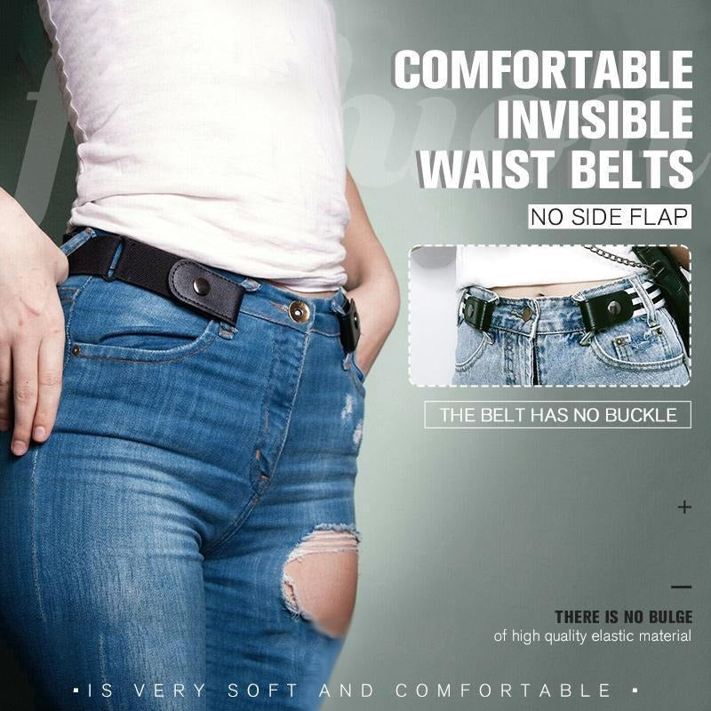 Cinturones elásticos invisibles sin hebillas