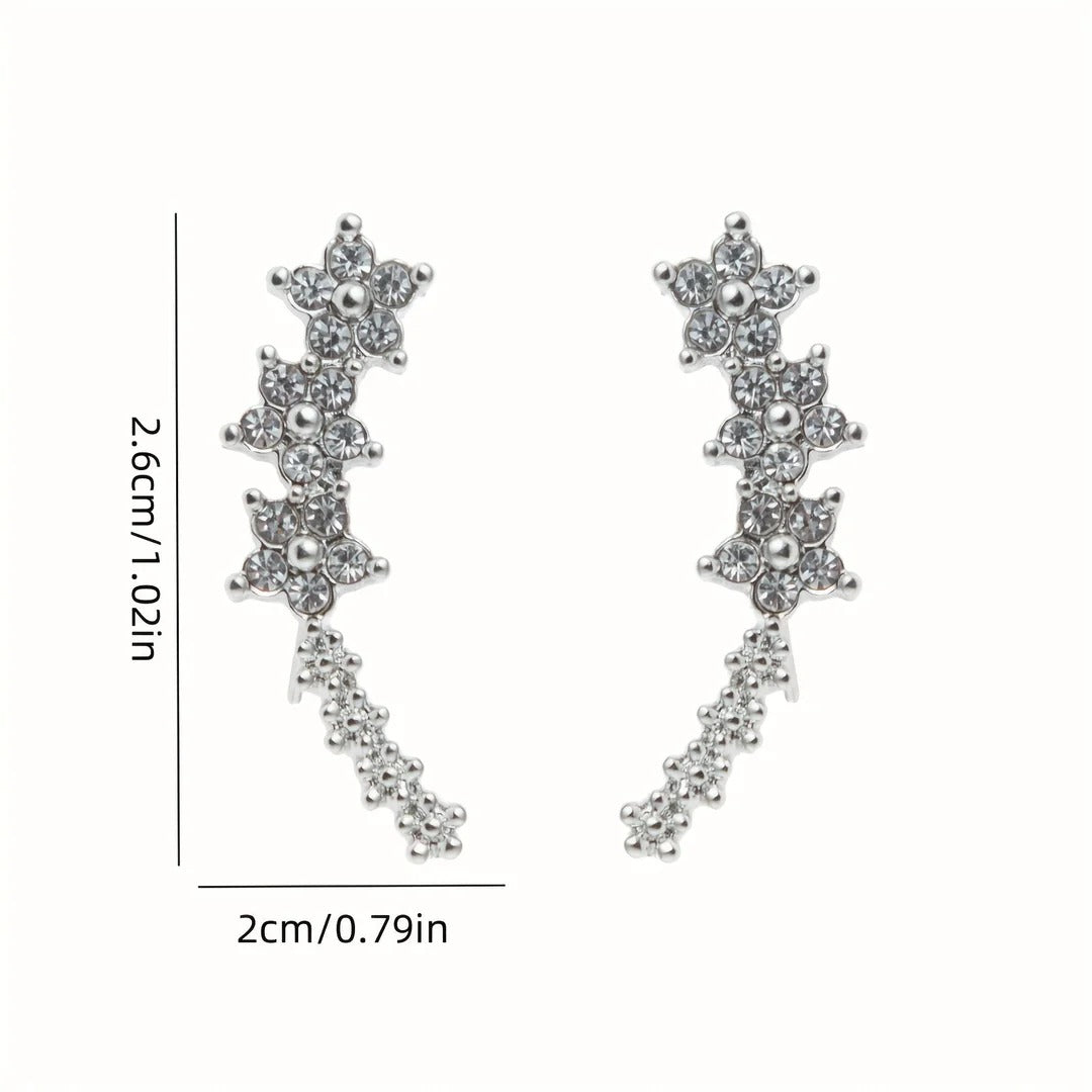 Pendientes florales atemporales