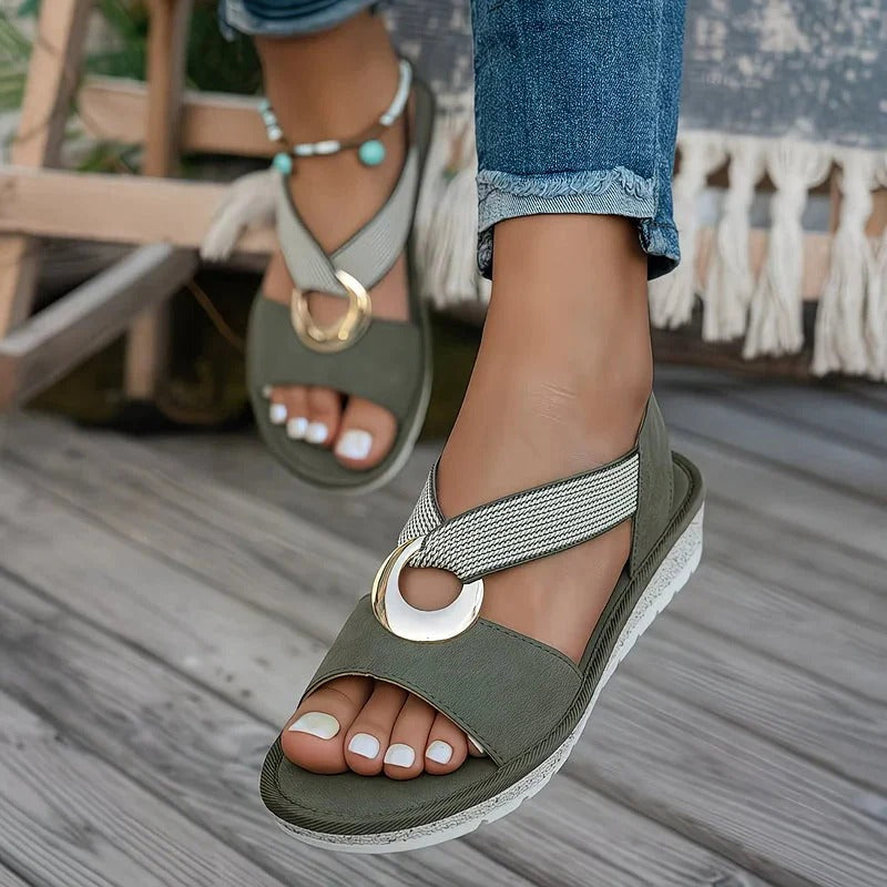 Solène | Sandalias elegantes con soporte ajustable
